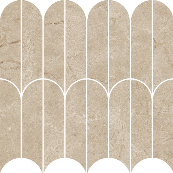 Allmarble Crema Marfil Mosaico Ventaglio Lux 29,8x29,8 Allmarble Crema Marfil Mosaico Ventaglio Lux 29,8x29,8