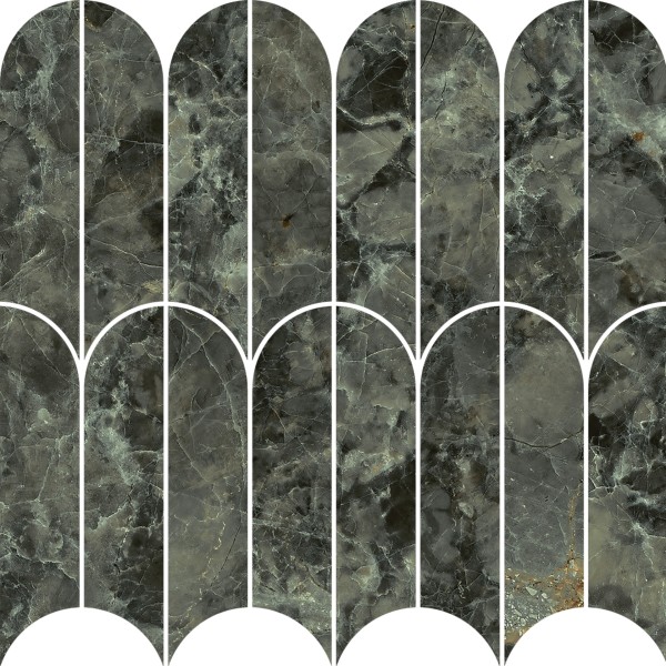 Allmarble Quarzo Bluegrey Mosaico Ventaglio Lux 29,8x29,8 Allmarble Quarzo Bluegrey Mosaico Ventaglio Lux 29,8x29,8