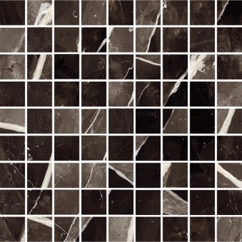 Allmarble Calacatta Black Mosaico Lux 30X30