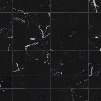 Allmarble Elegant Black Mosaico Lux 30X30