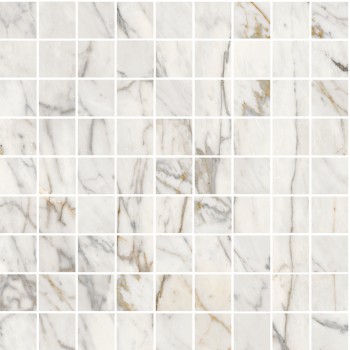 Allmarble Golden White Mosaico 30X30