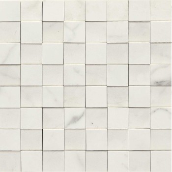 Allmarble Altissimo Mosaico Nat/Lux 3D 30X30