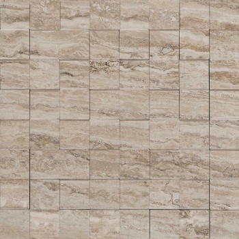 Allmarble Travertino Mosaico Nat/Lux 3D 30X30