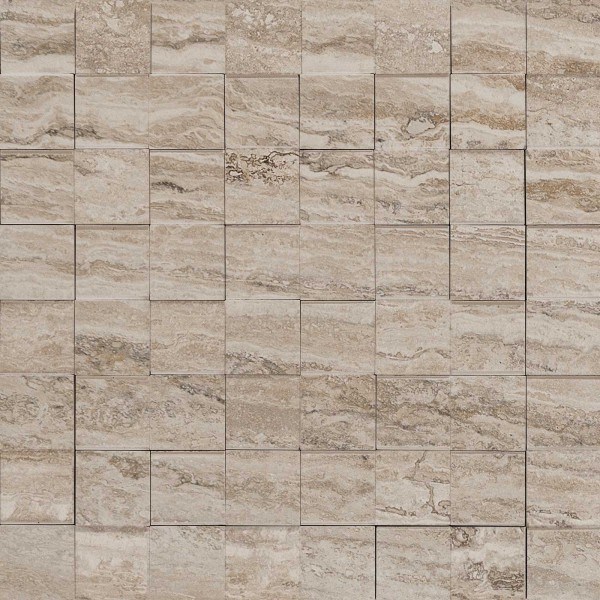 Allmarble Travertino Mosaico Nat/Lux 3D 30X30 Allmarble Travertino Mosaico Nat/Lux 3D 30X30