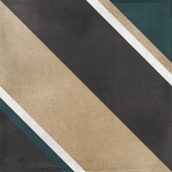 La Fabbrica Small TREND DIAGONAL BLACK 10x10 cm