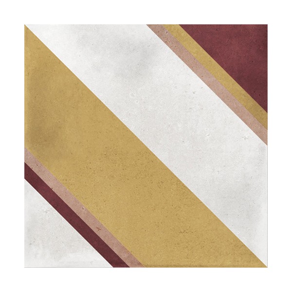 La Fabbrica Small TREND DIAGONAL OCHER 10x10 cm La Fabbrica Small TREND DIAGONAL OCHER 10x10 cm