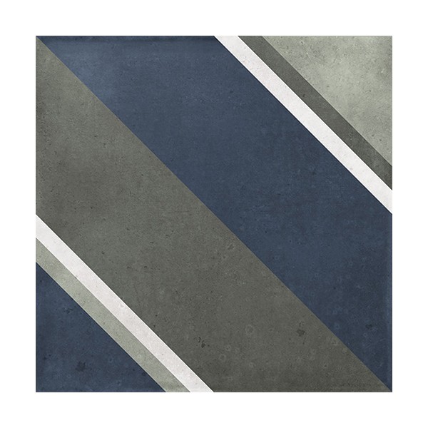 La Fabbrica Small TREND DIAGONAL NAVY 10x10 cm La Fabbrica Small TREND DIAGONAL NAVY 10x10 cm