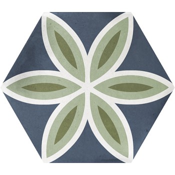 La Fabbrica Small TREND NAVY Esagona 12,4x10,7 cm