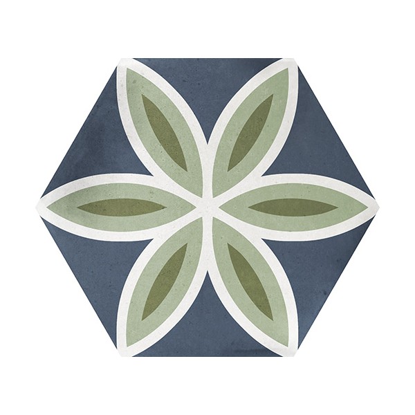La Fabbrica Small TREND NAVY Esagona 12,4x10,7 cm La Fabbrica Small TREND NAVY Esagona 12,4x10,7 cm