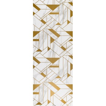 BORGHINI GOLD GEOMETRY GLOSSY 44,63X119,30 cm Płytka Ceramiczna gres APAVISA
