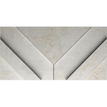 CAST IRON WHITE NAT DECOR RAMP 29,75X59,55 cm Płytka Ceramiczna gres APAVISA