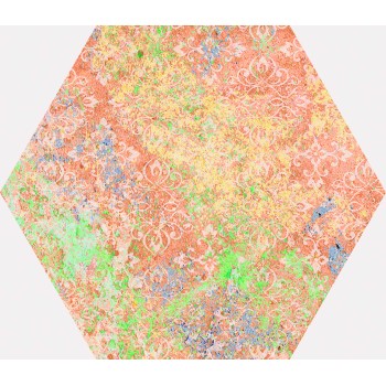 EMOTION RED NATURAL HEXAGON 25X29 cm Płytka Ceramiczna gres APAVISA