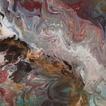 FLUID MULTICOLOR NATURAL 89,46X89,46 cm Płytka Ceramiczna gres APAVISA