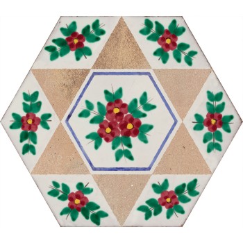 HUTTON CLASSIC DECOR HEXAGON 25X29 cm Płytka Ceramiczna gres APAVISA