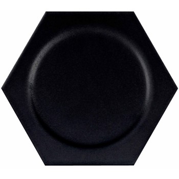 INTUITION BLACK CIRCLE HEXAGON 25X29 cm Płytka Ceramiczna gres APAVISA