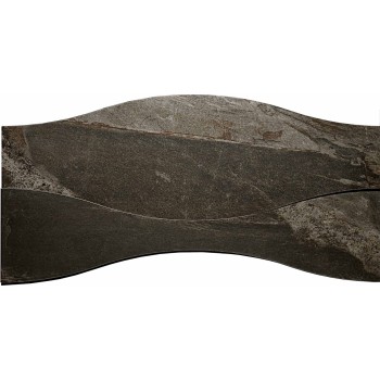 MATERIA BLACK NAT RAMP ONDA 18,14X89,46 cm Płytka Ceramiczna gres APAVISA