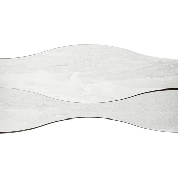 MATERIA WHITE NAT RAMP ONDA 18,14X89,46 cm Płytka Ceramiczna gres APAVISA