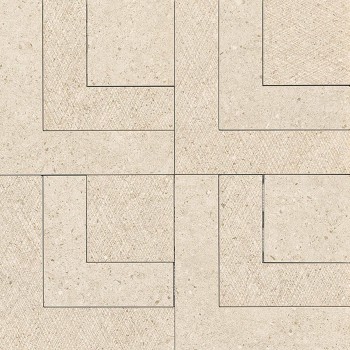 NANOCONCEPT BEIGE MIX DECOR 44,63X44,63 cm Płytka Ceramiczna gres APAVISA