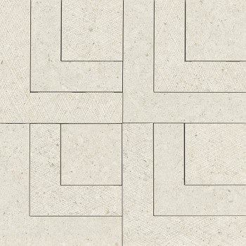 NANOCONCEPT WHITE MIX DECOR 44,63X44,63 cm Płytka Ceramiczna gres APAVISA