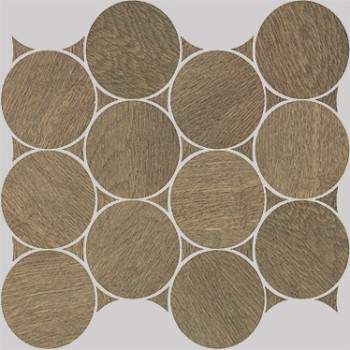 NANOSHIBA OCHRE NAT MOS CIRCLE 30,07X34,84 cm Płytka Ceramiczna gres APAVISA