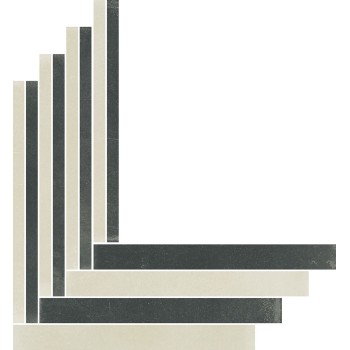 OBJECT 7.0 BLA/WHI NAT MOS CRO 44,63X39,72 cm Płytka Ceramiczna gres APAVISA
