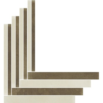 OBJECT 7.0 BRO/WHI NAT MOS CRO 44,63X39,72 cm Płytka Ceramiczna gres APAVISA