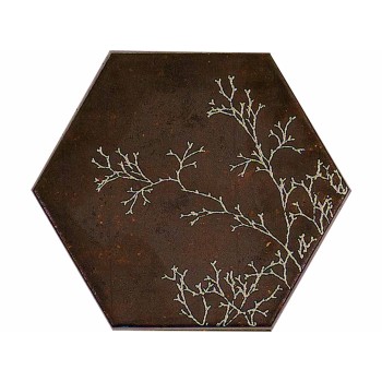 OZONE BROWN DECOR HEXAGON 25X29 cm Płytka Ceramiczna gres APAVISA