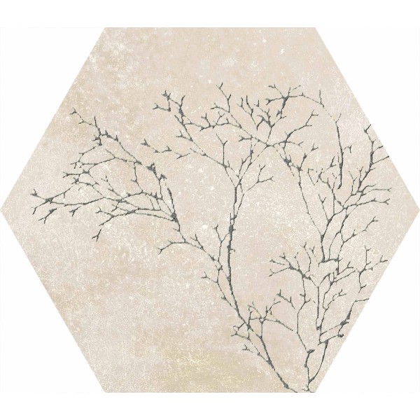 OZONE IVORY DECOR HEXAGON 25X29 cm Płytka Ceramiczna gres APAVISA OZONE IVORY DECOR HEXAGON 25X29 cm Płytka Ceramiczna gres APAVISA