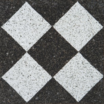 TERRAZZO BLACK DECOR 29,75X29,75 cm Płytka Ceramiczna gres APAVISA