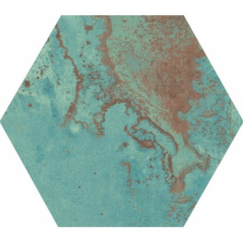 ZINC GREEN NATURAL HEXAGON 25X29 cm Płytka Ceramiczna gres APAVISA