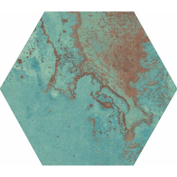 ZINC GREEN NATURAL HEXAGON 25X29 cm Płytka Ceramiczna gres APAVISA ZINC GREEN NATURAL HEXAGON 25X29 cm Płytka Ceramiczna gres APAVISA