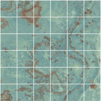 ZINC GREEN NAT MOS 5X5 29,75X29,75 cm Płytka Ceramiczna gres APAVISA