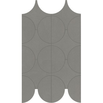Marazzi Cementum Lead Mosaico Cerchi M9Y2 Płytka Gresowa