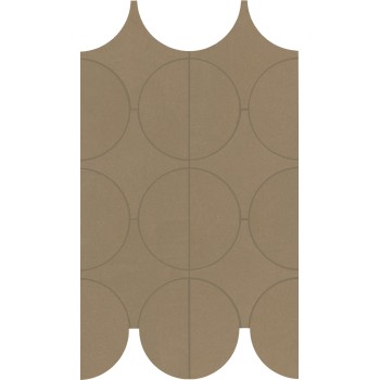 Marazzi Cementum Olive Mosaico Cerchi M9Y5 Płytka Gresowa