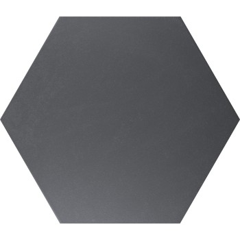 Płytka ceramiczna dekoracyjna Quintessenza ALCHIMIA ESAGONO nero 26,6x23 – lato 13,3 cm