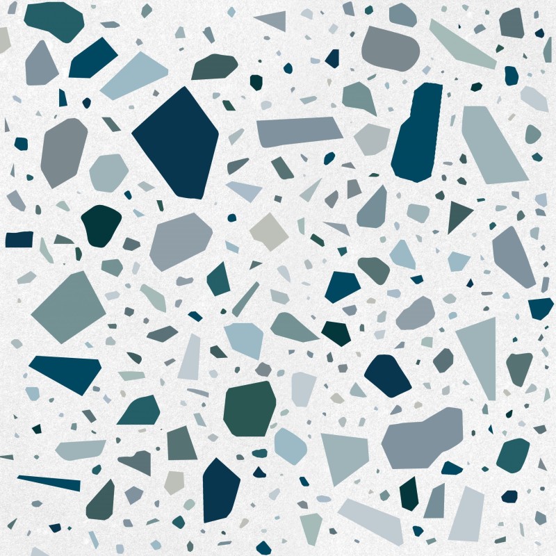Płytka ceramiczna dekoracyjna Quintessenza CONFETTI bianco.petrolio 18,6X18,6 cm Płytka ceramiczna dekoracyjna Quintessenza CONFETTI bianco.petrolio 18,6X18,6 cm