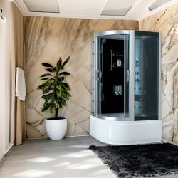 Kabina z Hydromasażem Victoria 9912L 120x85 lewa sauna
