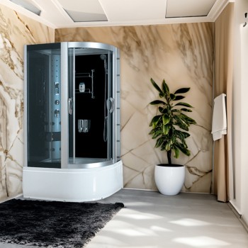 Kabina z Hydromasażem Victoria 9912R 120x85 prawa sauna