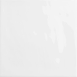 Płytka ceramiczna dekoracyjna Quintessenza GENESI 26 bianco Lucido 13.2x13.2 cm