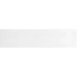 Płytka ceramiczna dekoracyjna Quintessenza GENESI 26 bianco Lucido 6.5x26.6 cm