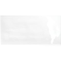 Płytka ceramiczna dekoracyjna Quintessenza GENESI13 bianco lucido 6,5x13,2 cm