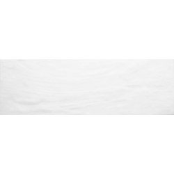 Płytka ceramiczna dekoracyjna Quintessenza GENESI 40 bianco M 13.2x40 cm