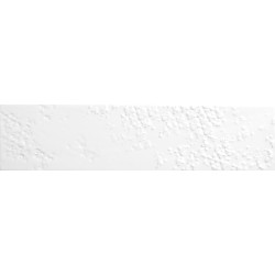 Płytka ceramiczna dekoracyjna Quintessenza BUCCHERO (4 grafiche) bianco Matt 6.5x26.6 cm