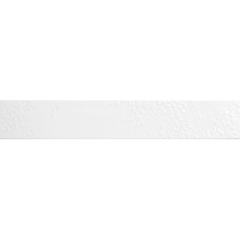 Płytka ceramiczna dekoracyjna Quintessenza BUCCHERO (3 grafiche) bianco Matt 6.5x40 cm
