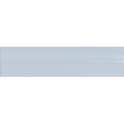 Płytka ceramiczna dekoracyjna Quintessenza Bullnose lineare GENESI carta da zucchero lucido 6.5x26.6 cm
