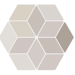 Płytka ceramiczna dekoracyjna Quintessenza MINIMA8.6 - MULTI beige 17x15 – lato 8,6 cm