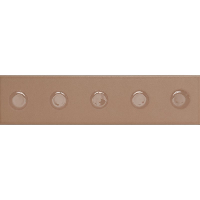 Płytka ceramiczna dekoracyjna Quintessenza decoro TONDI mattone 5,6X23,2 cm Płytka ceramiczna dekoracyjna Quintessenza decoro TONDI mattone 5,6X23,2 cm