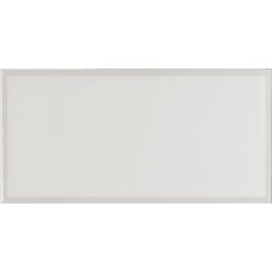 Płytka ceramiczna dekoracyjna Quintessenza RIQUADRI grigio chiaro lucido 13,2x26,6 cm