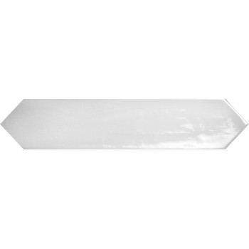 Płytka ceramiczna dekoracyjna Quintessenza SFUMATURE bianco lucido 6,5x33 cm