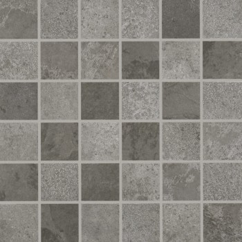 Płytka ceramiczna dekoracyjna Quintessenza Mosaico 4,7x4,7 - 1.9"x1.9" Grigio mix 20X20 foglio cm